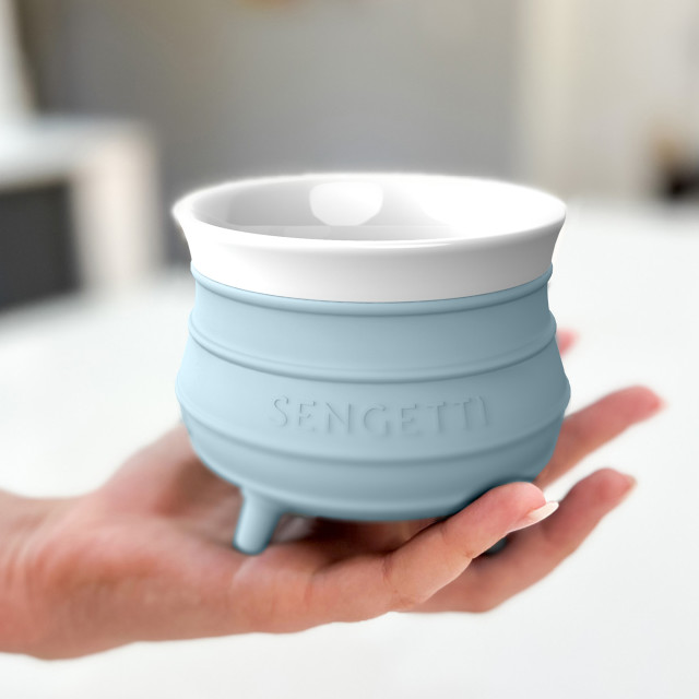Sengetti Medium Potjie Pot - Aqua showing size