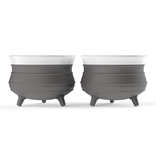 Sengetti Mini Potjie Pot, Set of 2 - Charcoal