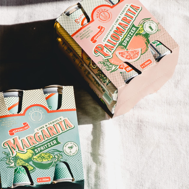 El Burro Mercado Margarita Spritzer Four Pack,250ml On the beach