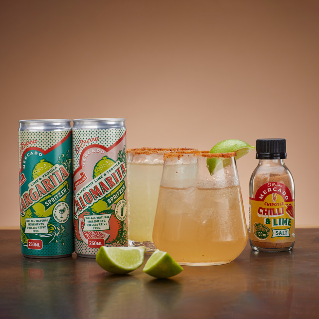El Burro Mercado Margarita Spritzer Four Pack,250ml Lifestyle