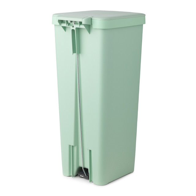 Brabantia StepUp Pedal Bin, 40L - Jade Green back view