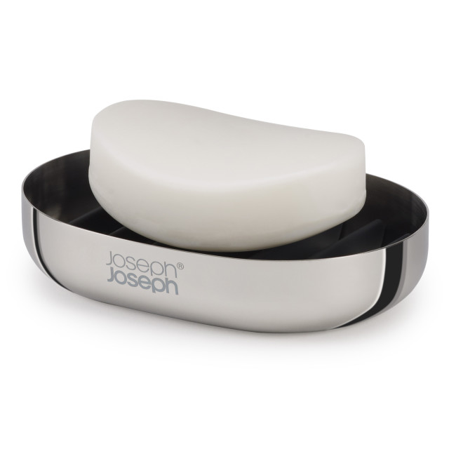 Joseph Joseph EasyStore Luxe Quick Drain Soap Dish with soap