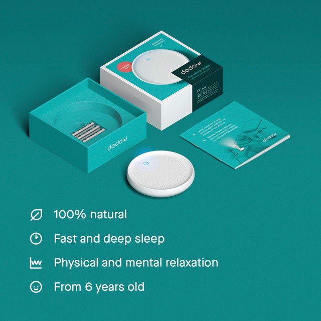Dodow Sleep Aid Device Packaging