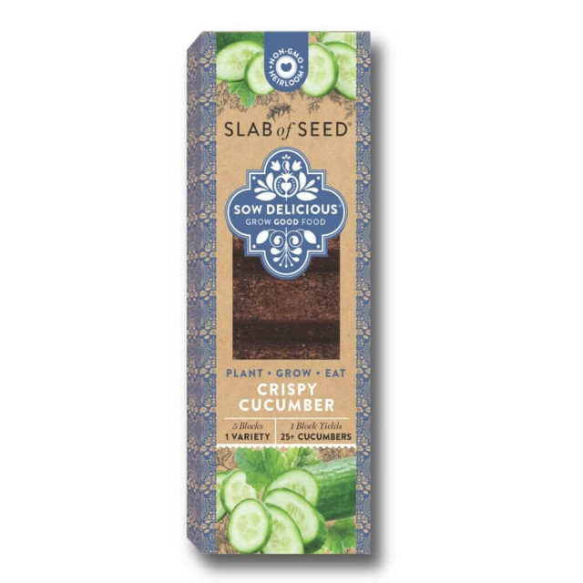 Sow Delicious Slab of Seed Crispy Cucumbers