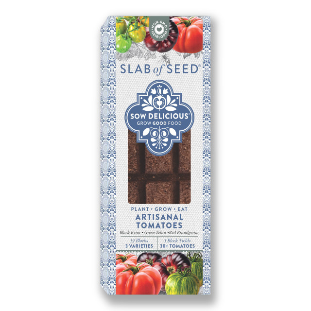 Sow Delicious Slab of Seed Artisanal Tomatoes angle