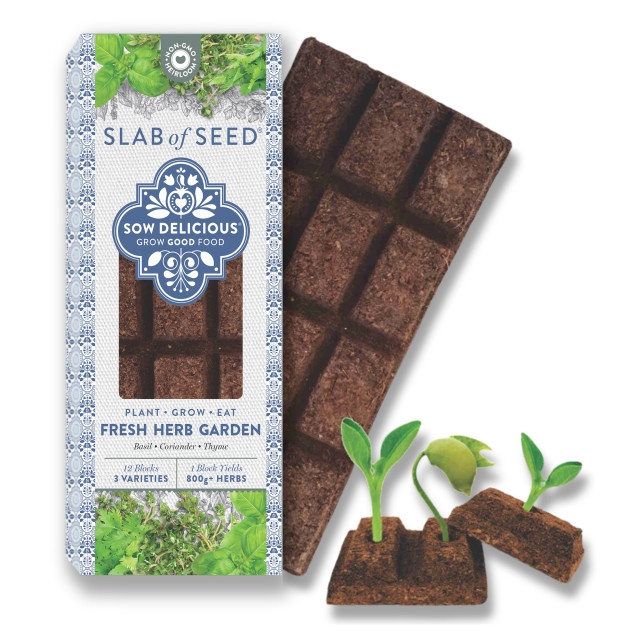 Sow Delicious Slab of Seed Italian Herbs