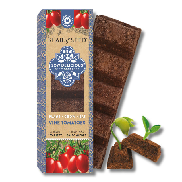 Sow Delicious Slab of Seed Vine Tomatoes