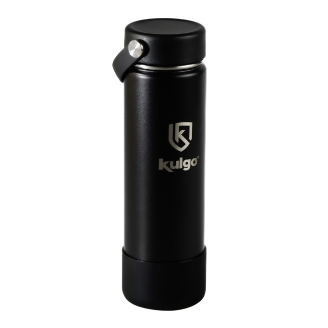 Kulgo Flask with Twist Cap, 700ml - Black angle