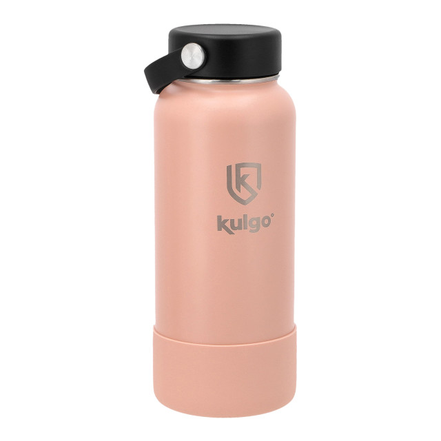 Kulgo Flask with Twist Cap, 1L - Blush angle