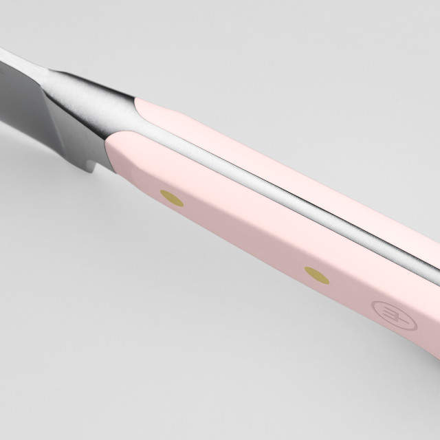 Wusthof Classic Santoku, 17cm - Pink Himalayan Salt detail