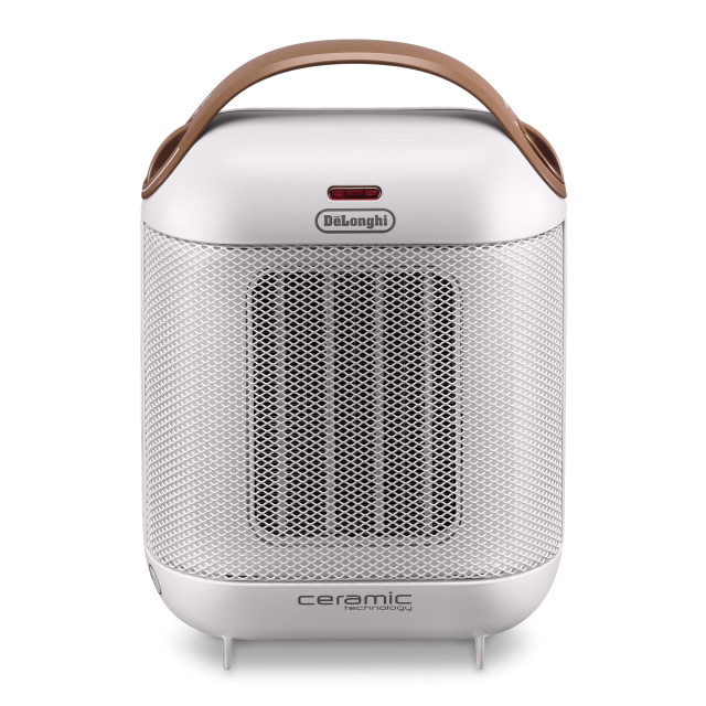 DeLonghi Ceramic Fan 1800W Heater, HFX30C18.AG - HFX30C18 - White angle