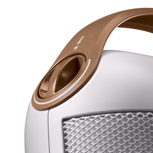 DeLonghi Ceramic Fan 1800W Heater, HFX30C18.AG - HFX30C18 - White detail