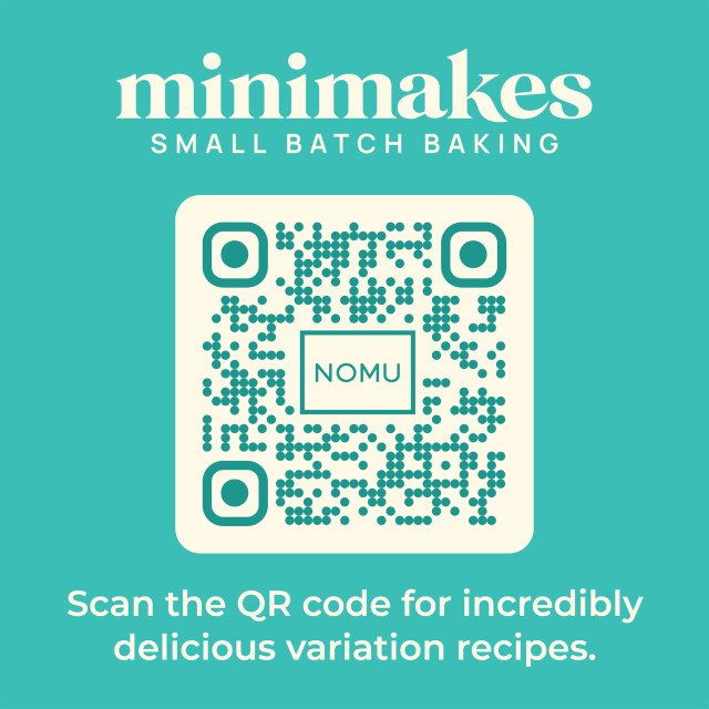 NOMU Mini Makes Chocolate Cookie Dough, 300g QR code for recipes