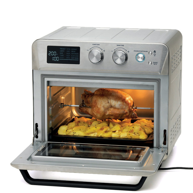 Kenwood Air Fryer Oven, 25L MOA26.600SS - Stainless Steel angle