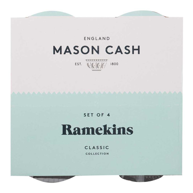 Mason Cash Classic Collection Ramekins, Set of 4 packaging