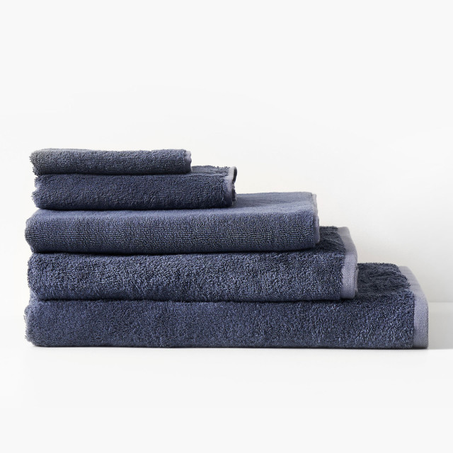 Linen House Nara Bathmat, 60cm x 80cm - Bluestone with other sizes