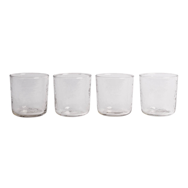 Hertex HAUS Craft Water Glass, Set 4 - Clear