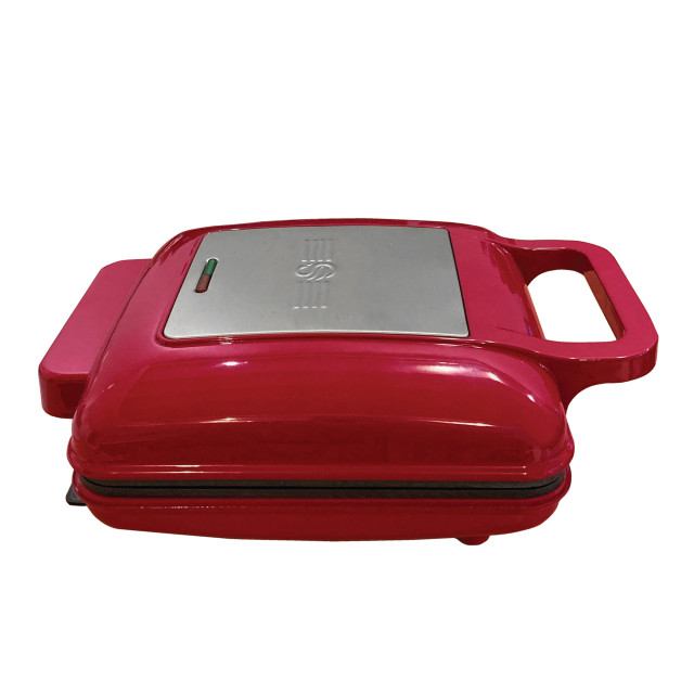 Swan Retro Belgian Waffle Maker - Red angle
