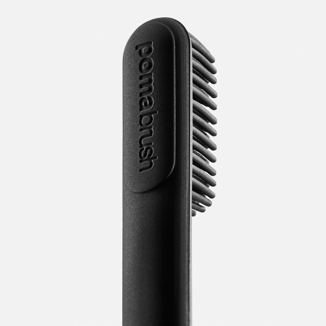 PomaDent Nylon Silicone Hybrid Brush Heads Pack of 4 - Black detail
