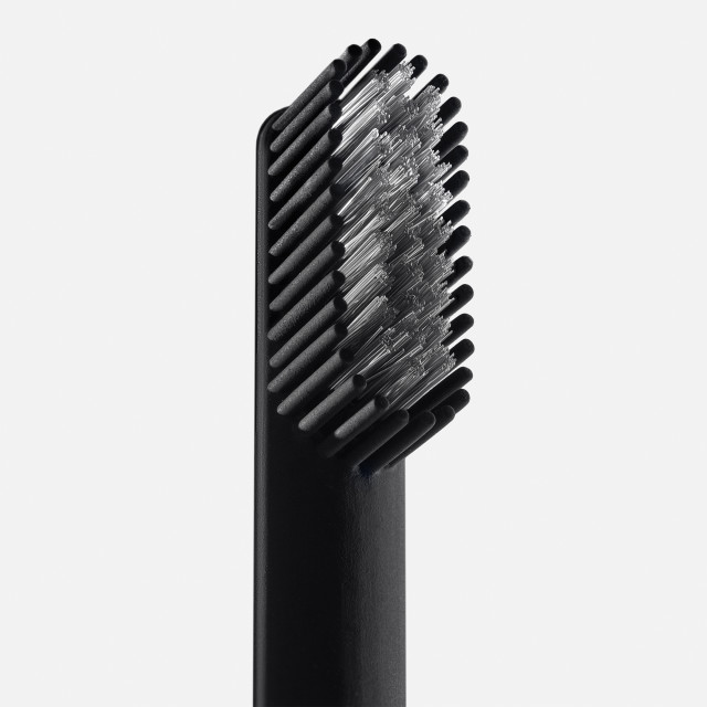 PomaDent Nylon Silicone Hybrid Brush Heads Pack of 4 - Black detail
