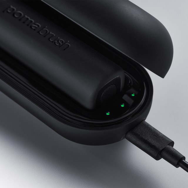 PomaDent PomaBrush Electric Toothbrush Set - Carbon detail