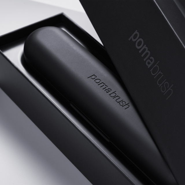 PomaDent PomaBrush Electric Toothbrush Set - Carbon in a box
