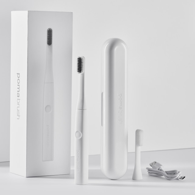 PomaDent PomaBrush Electric Toothbrush Set - White