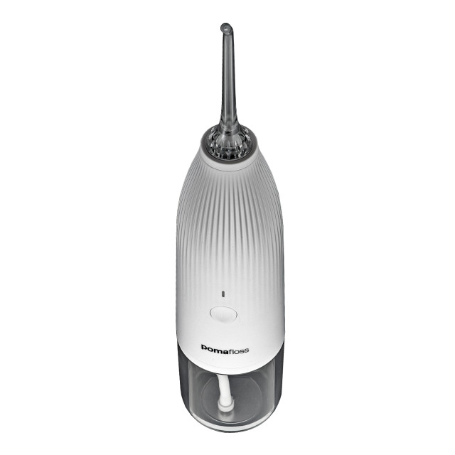 Pomadent Pomafloss Portable Water Flosser - White angle