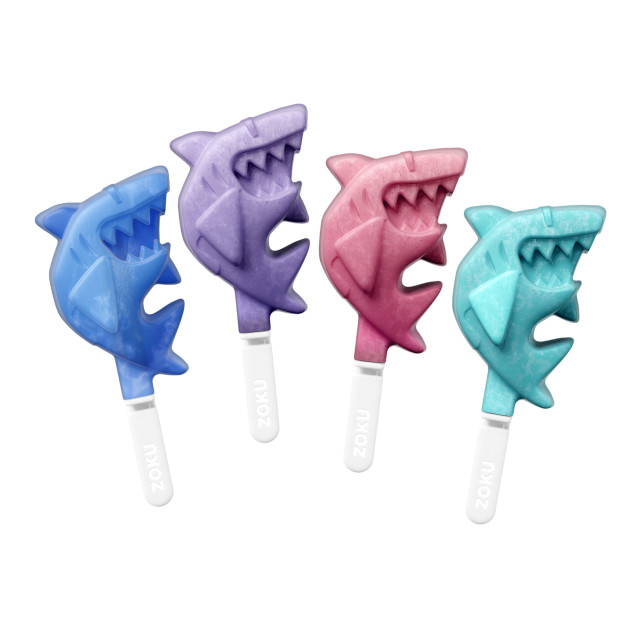 Zoku Shark Ice Pop Mold flavours