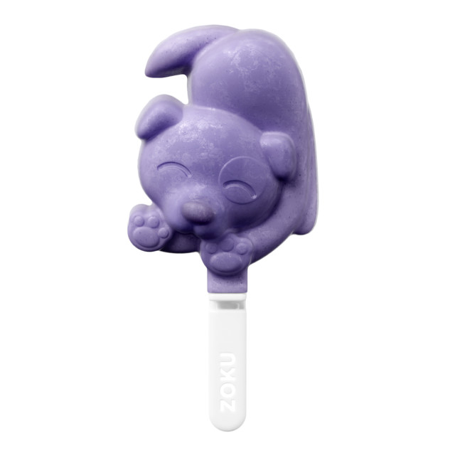 Zoku Cat & Dog Ice Pop Mold purple