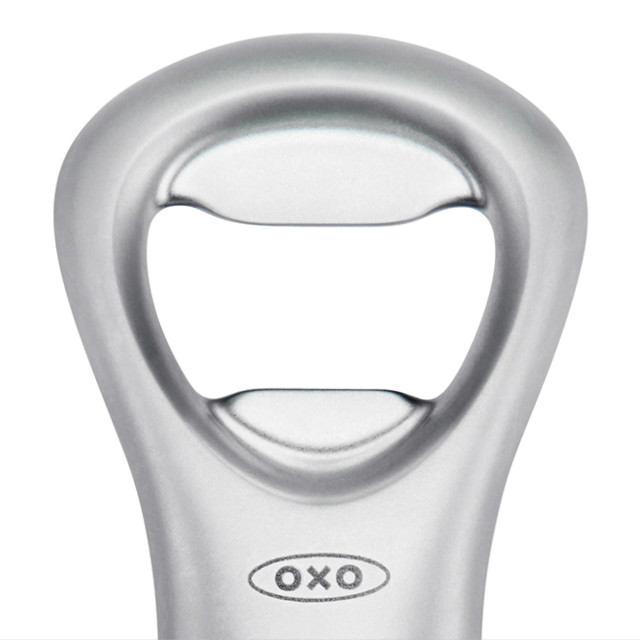 OXO Steel Die-Cast Bottle Opener detail