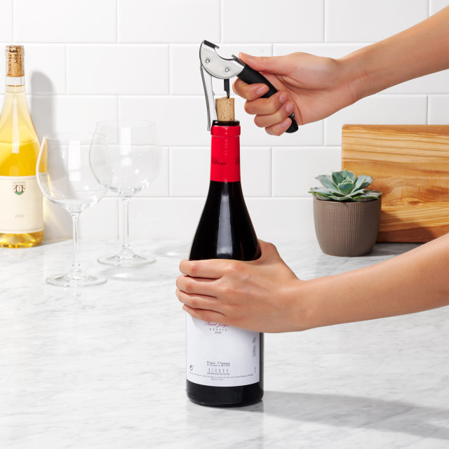 OXO Steel Double Lever Waiter's Corkscrew