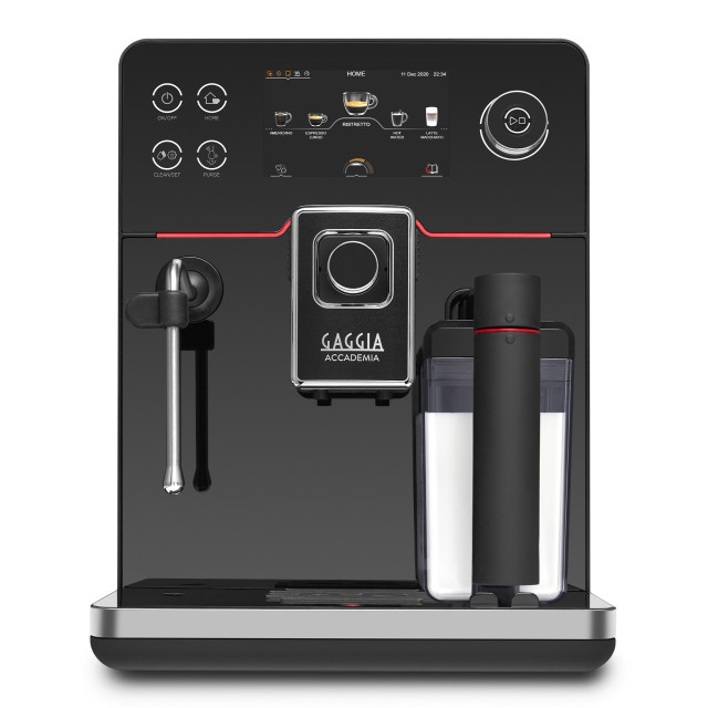 Gaggia Accademia Bean to Cup Coffee Machine - Black angle