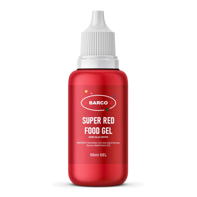 Barco Barco Gel Food Colouring, 50ml - Super Red