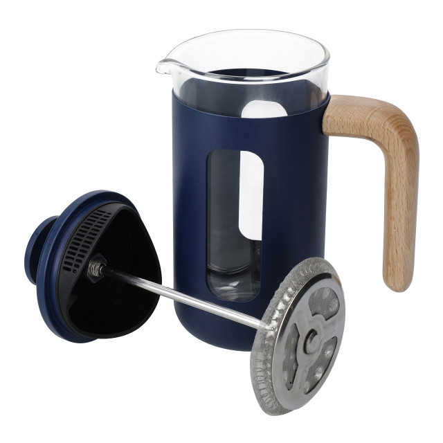 La Cafetiere Pisa 3-Cup Cafetiere - Navy angle