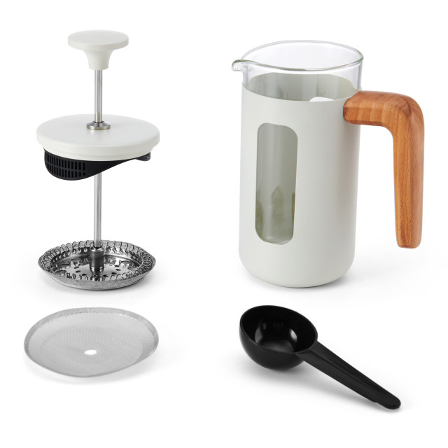 La Cafetiere Pisa 3-Cup Cafetiere - Cream angle
