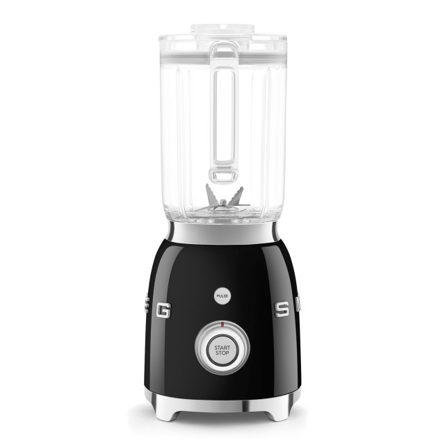 Smeg Retro Jug Blender, 1.5L - Glossy Black angle