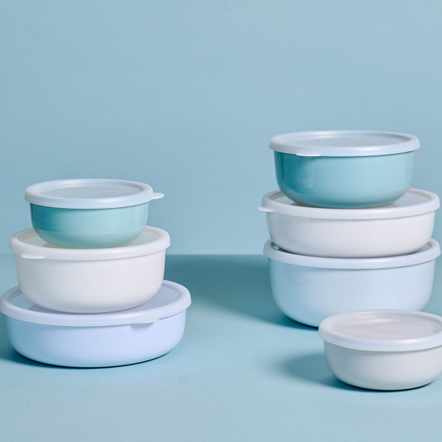 Mepal Lumina Bowl Set, 3-Piece - White with other colours