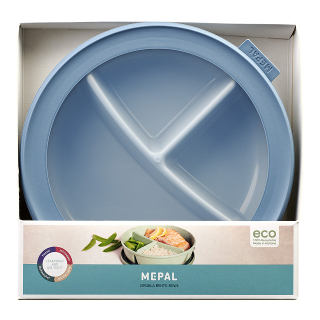 Mepal Cirqula Bento Bowl - Nordic Blue packaging
