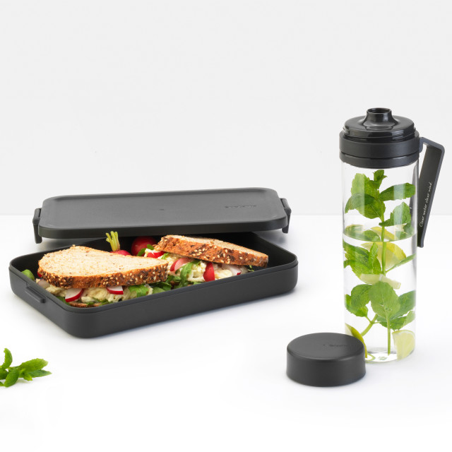Brabantia Make & Take Break Set, 2-Piece with food on the table
