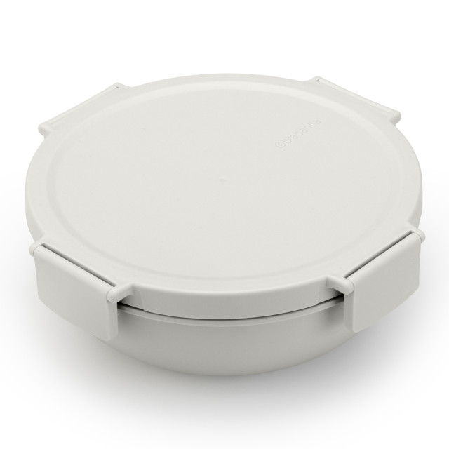 Brabantia Make & Take Salad Bowl, 1.3L - Light Grey angle