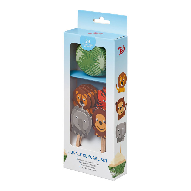 Tala Cupcake Cases and Toppers, Jungle