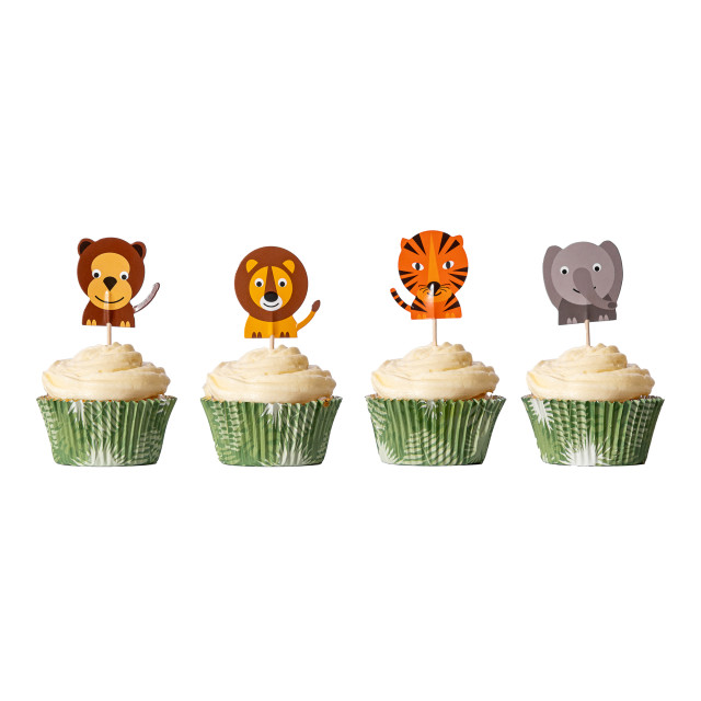 Tala Cupcake Cases and Toppers, Jungle angle