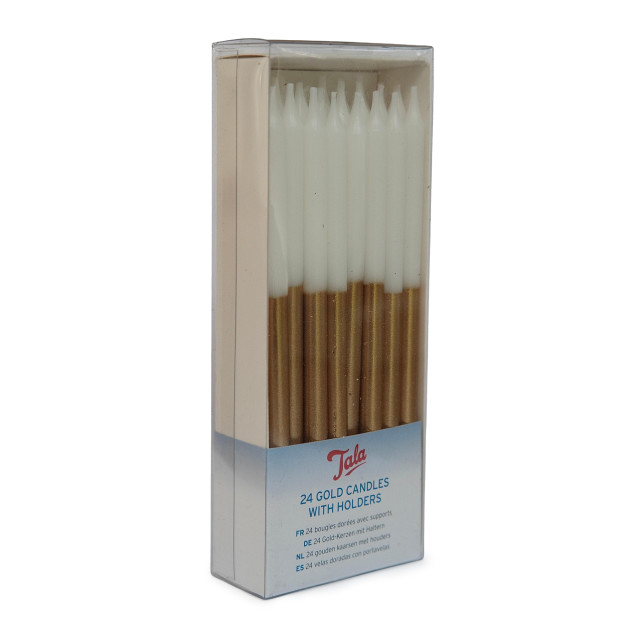 Tala Birthday Candles, Set of 24 gold
