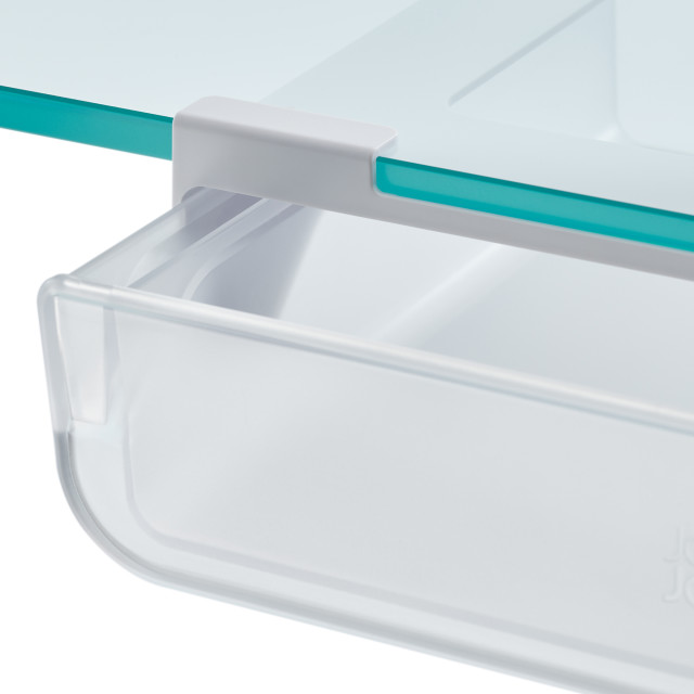 Joseph Joseph FridgeStore Under-shelf Storage Drawer detail of the shelf