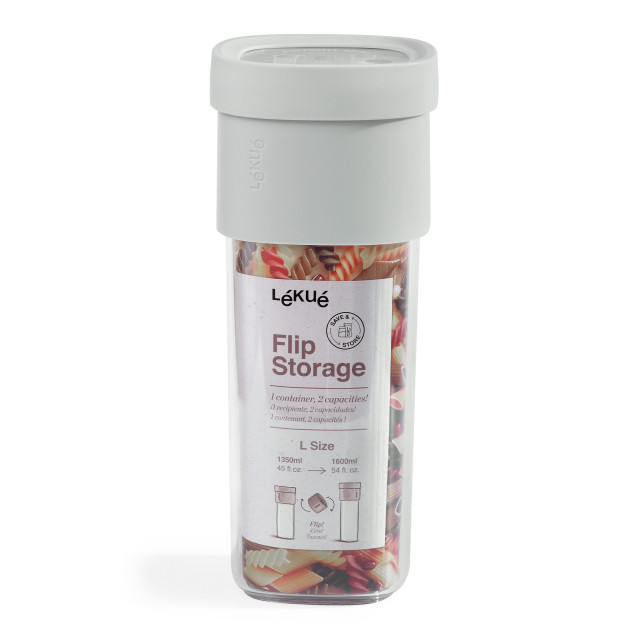 Lekue Flip Storage, Large - Sage packaging
