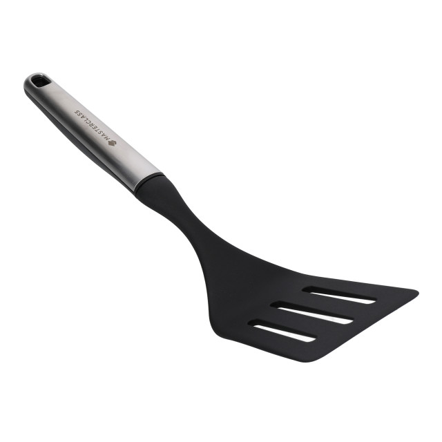 MasterClass Soft Grip Stainless Steel Slotted Turner, 34cm