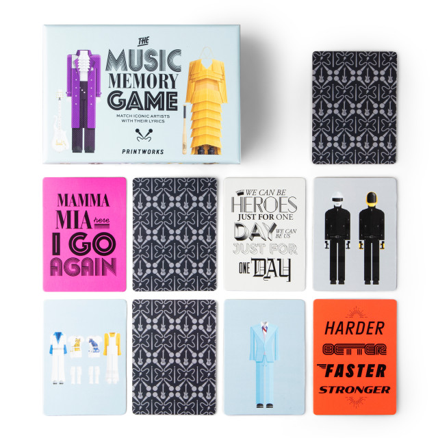 Printworks Music Memo Game detail