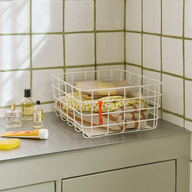 Popstrukt Waffle Basket Large - White