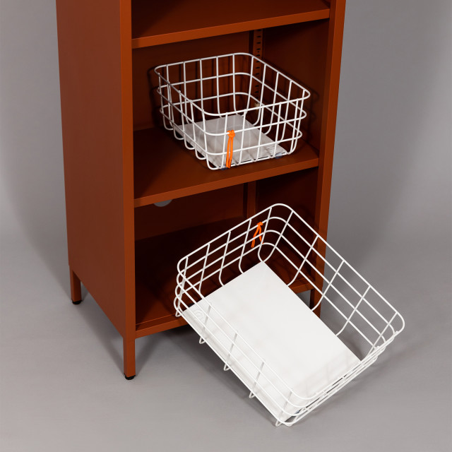 Popstrukt Waffle Basket Medium - White in a popstrukt
